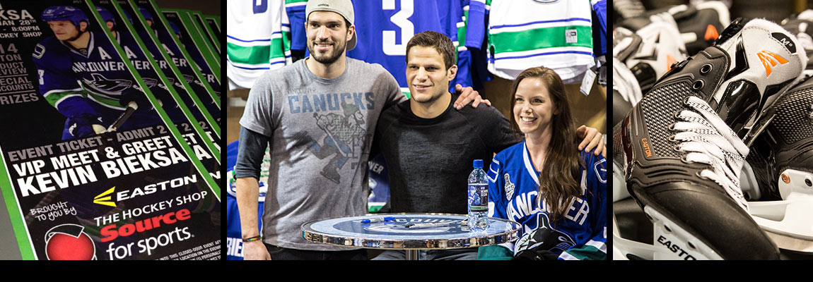 Kevin Bieksa “Meet & Greet” at The Hockey Shop