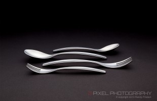 flatware product photography